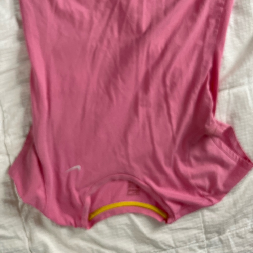 Pink Nike workout top